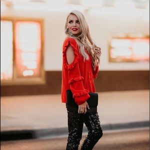 Red Express Sweater